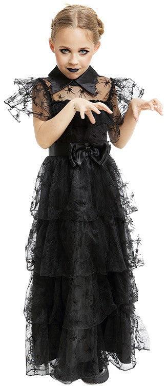 Disfraz de Miércoles Addams Baile para Niña Miércoles Addams Partilandia